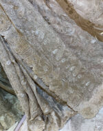 Foil Georgette embroidered Saree