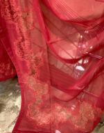 Georgette Suit Dupatta with Lace patch