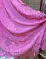 Georgette Suit Dupatta with Lace patch