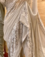 Georgette with lace Border Saree