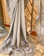 Georgette with lace Border Saree