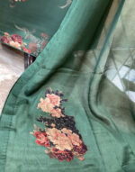 Satin Printed Shirt & Chino Dupatta
