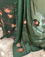 Satin Printed Shirt & Chino Dupatta