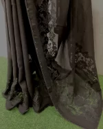 Georgette With Lace Border Saree - Image 5