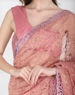 Chantilly Lace Saree - Image 5
