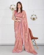 Chantilly Lace Saree