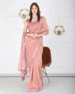 Chantilly Lace Saree - Image 2