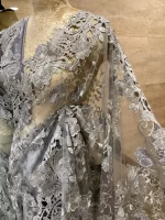 Net Applique Saree - Image 5