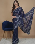Chantilly Lace Saree - Image 4