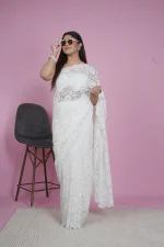 Chantilly Lace Saree - Image 4