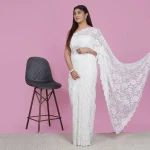 Chantilly Lace Saree - Image 3