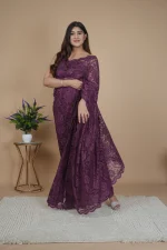 Chantilly Lace Saree - Image 6